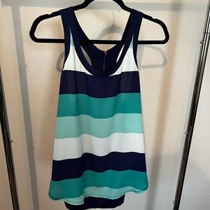 Express tank top with zipper back NWT